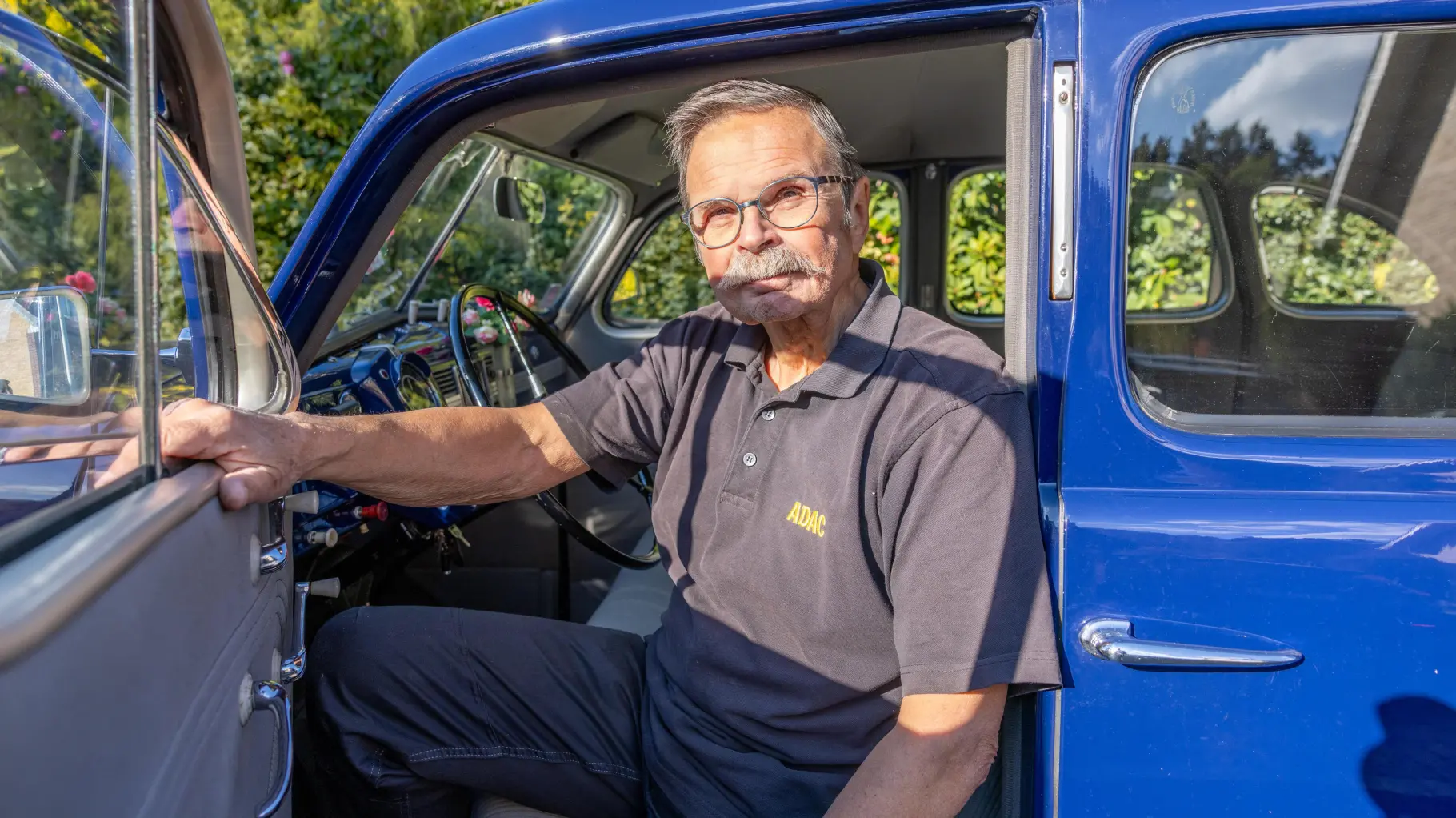 Mit Hermann Maßmann und seinem Opel Kapitän auf Zeitreise